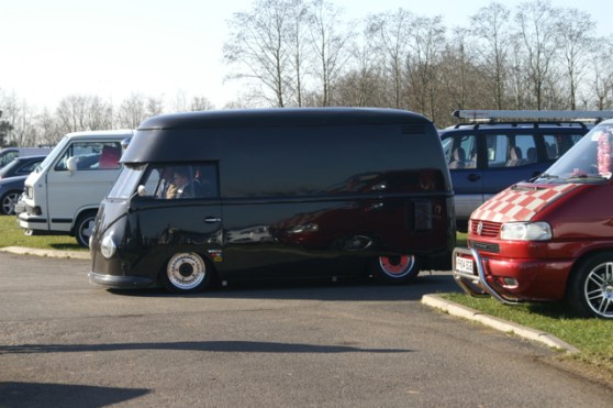 VW High top Split Screen Van.