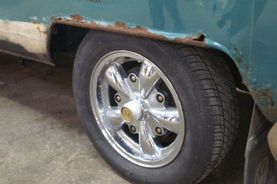 Beer can centre caps!