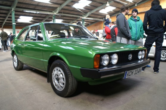 Green VW Scirocco KCH 114N