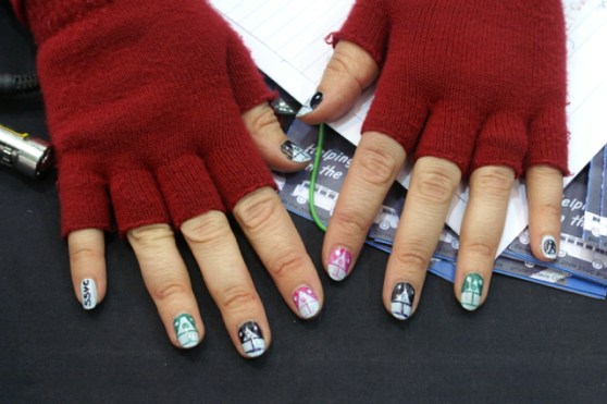 Split screen campervan nail art