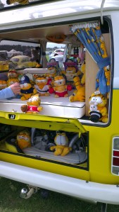 bay window yellow camper van garfield