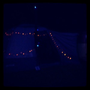 dubs in't dales tent awning fairy lights grotto