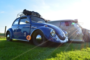 dubs in't dales beetle blue splitscreen camper