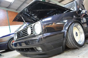 vw golf mark 2 dubfreeze show and shine